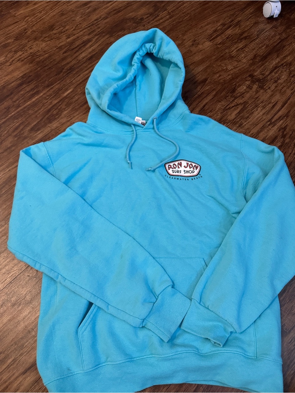 Women’s Ron Jon Turquoise Crewneck Pullover Hoodie